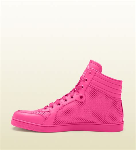 pink and blue gucci|pink gucci shoes high top.